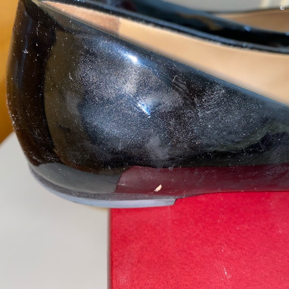 SALVATORE FERRAGAMO Varina Leather Flat in black - Picture 7 of 16